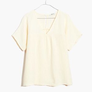 Madewell Crinkle Gauze Rhyme Top